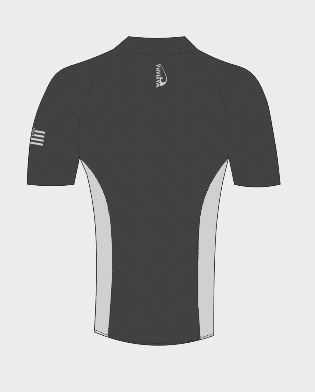 Rashguard à manches courtes anthracite