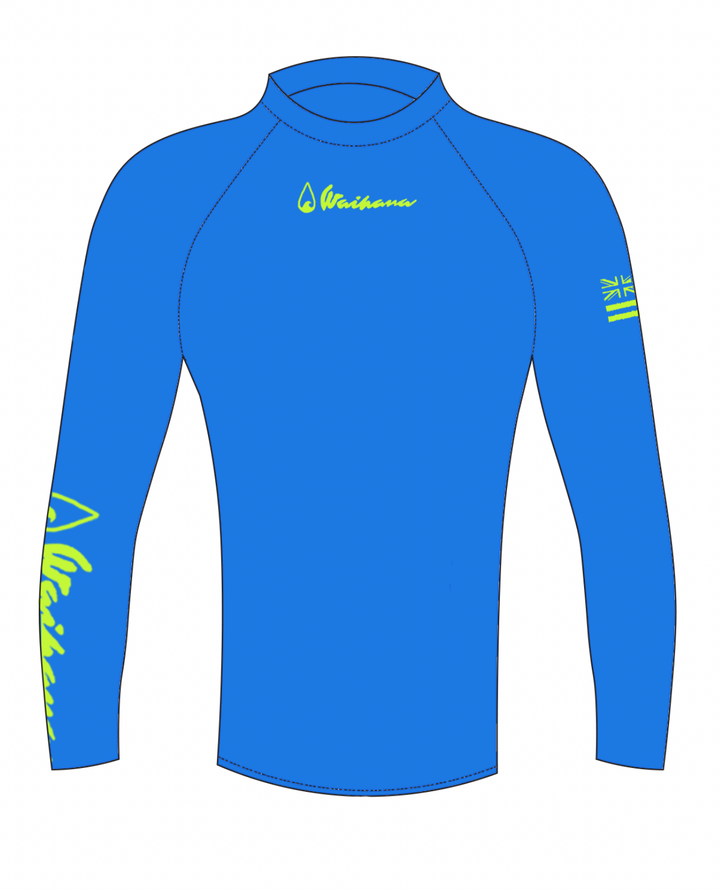 Children's Blue Long Sleeve Rashguard