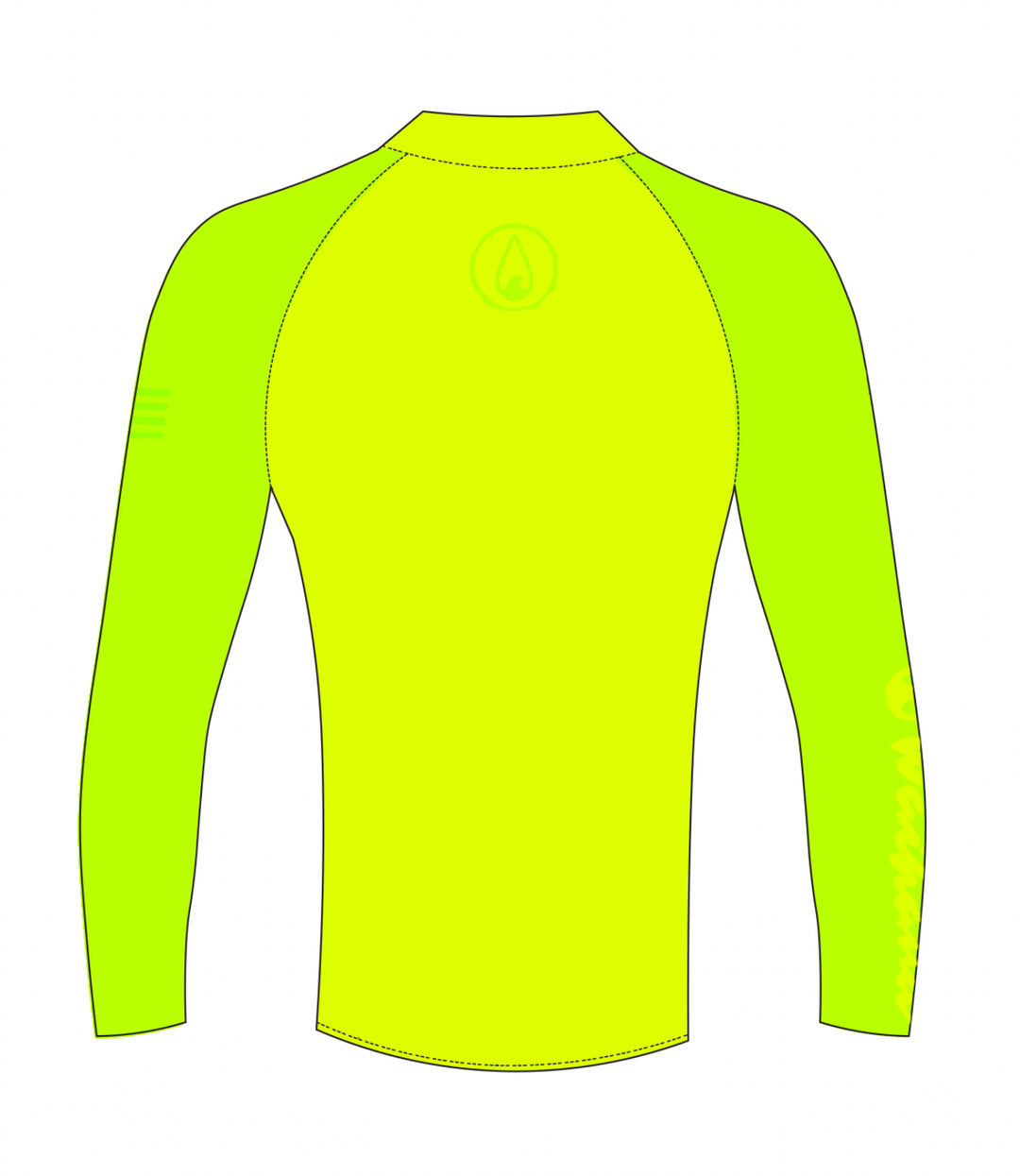 Children's Lime Long Sleeve Rashguard