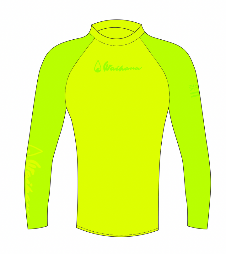 Children's Lime Long Sleeve Rashguard