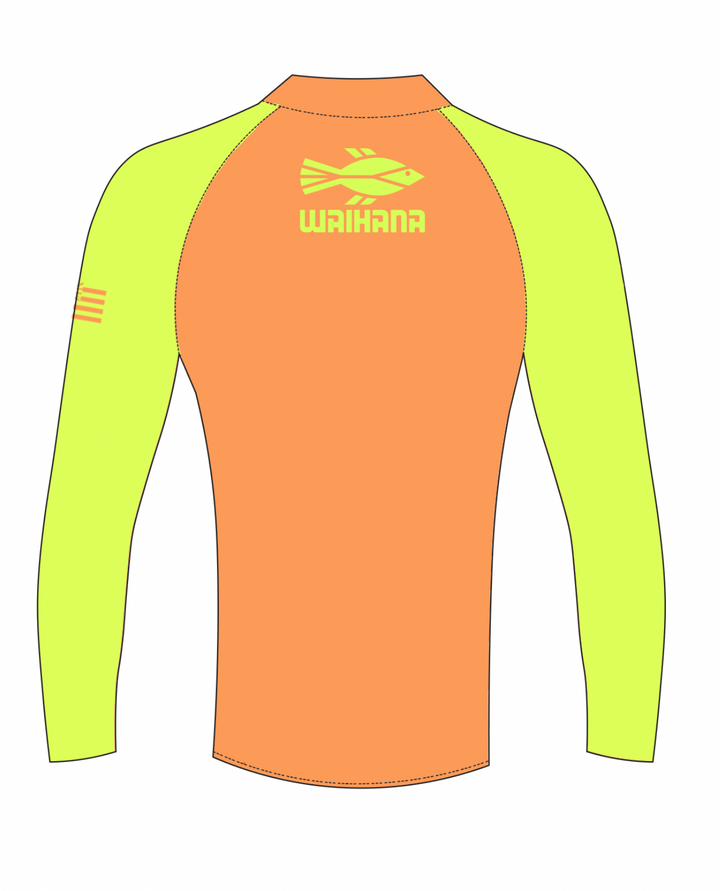 Children's Orange Long Sleeve Rashguard