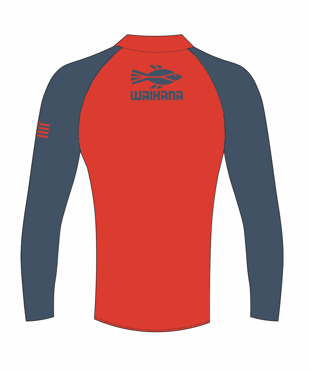 Children's Red Long Sleeve Rashguard