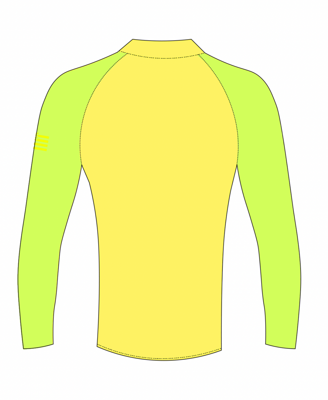 Children's Yellow Long Sleeve Rashguard