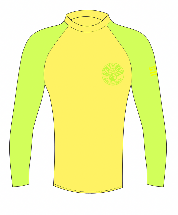 Children's Yellow Long Sleeve Rashguard