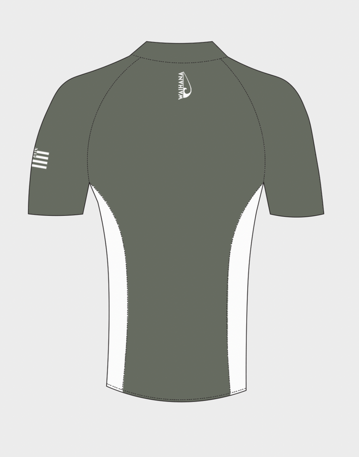 Rashguard à manches courtes olive