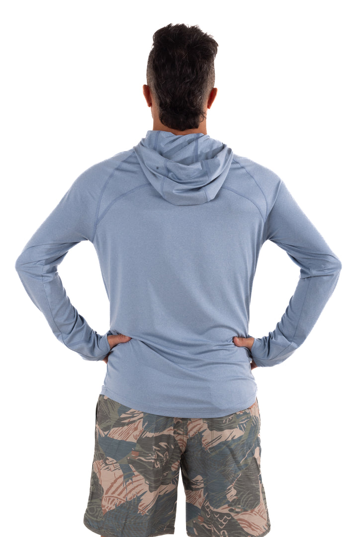 Mariner Blue Hooded Long Sleeve