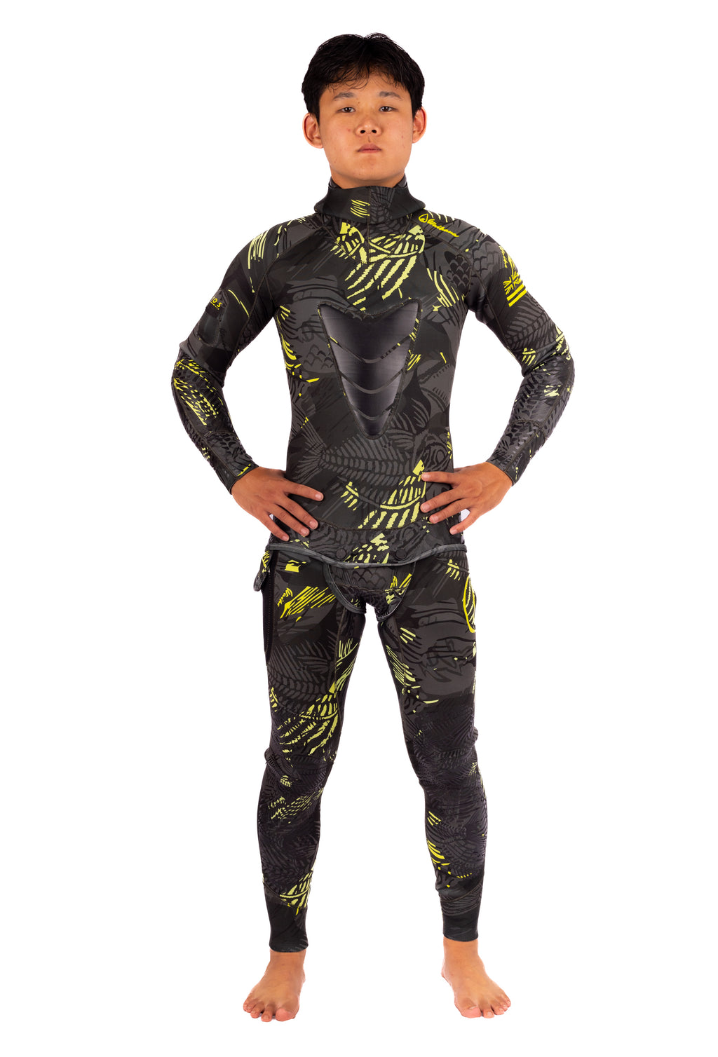 Combinaison de pêche sous-marine Lime Fishbone 3,5 mm pour hommes