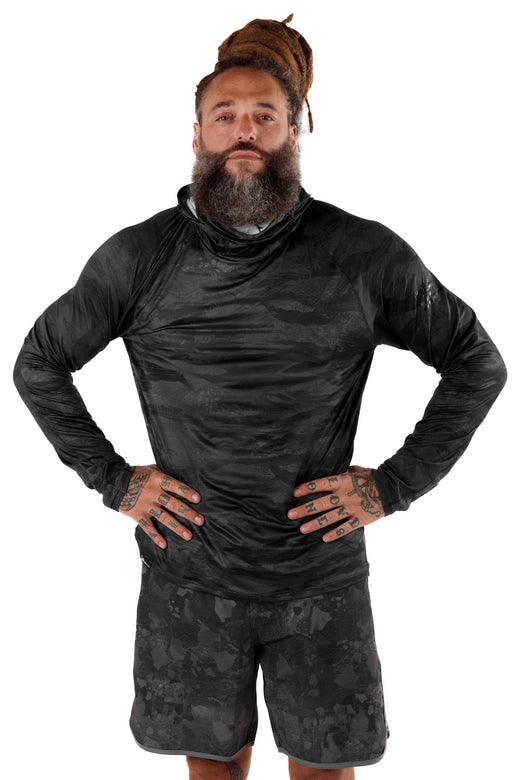 Camisa negra Tropicam Sun