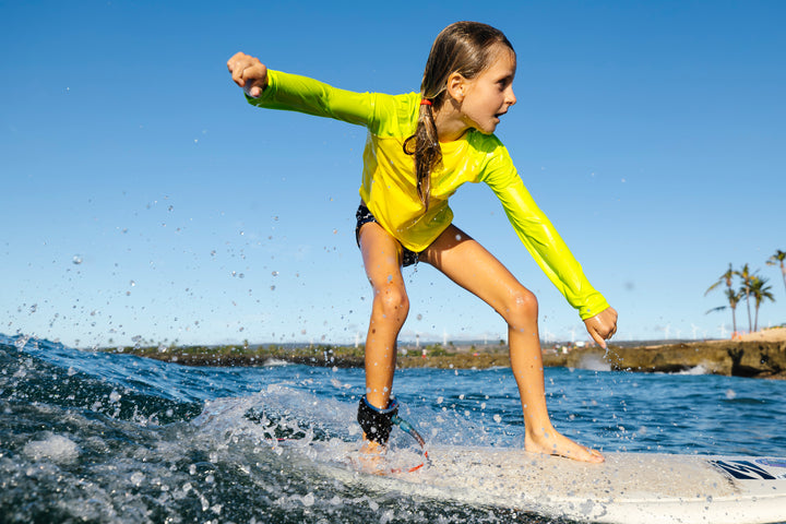 Children's Lime Long Sleeve Rashguard