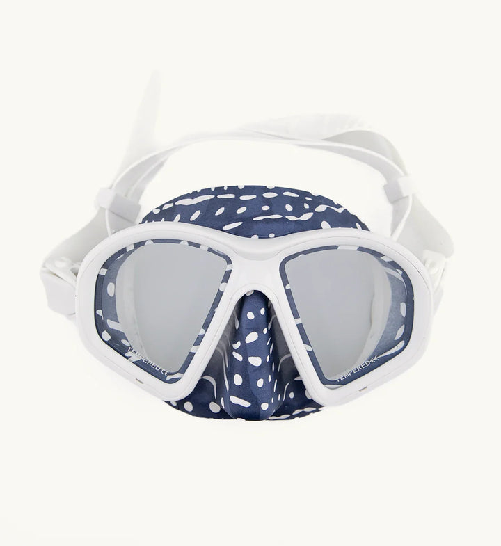 Masque en silicone imprimé à faible volume Requin-baleine